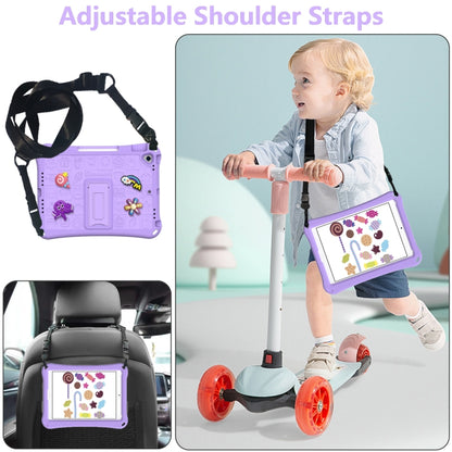 For iPad Pro 10.5 / Air 10.5 2019 Hi Baby EVA Full Body Tablet Case with Strap(Light Purple) - iPad Pro 10.5 inch Cases by buy2fix | Online Shopping UK | buy2fix