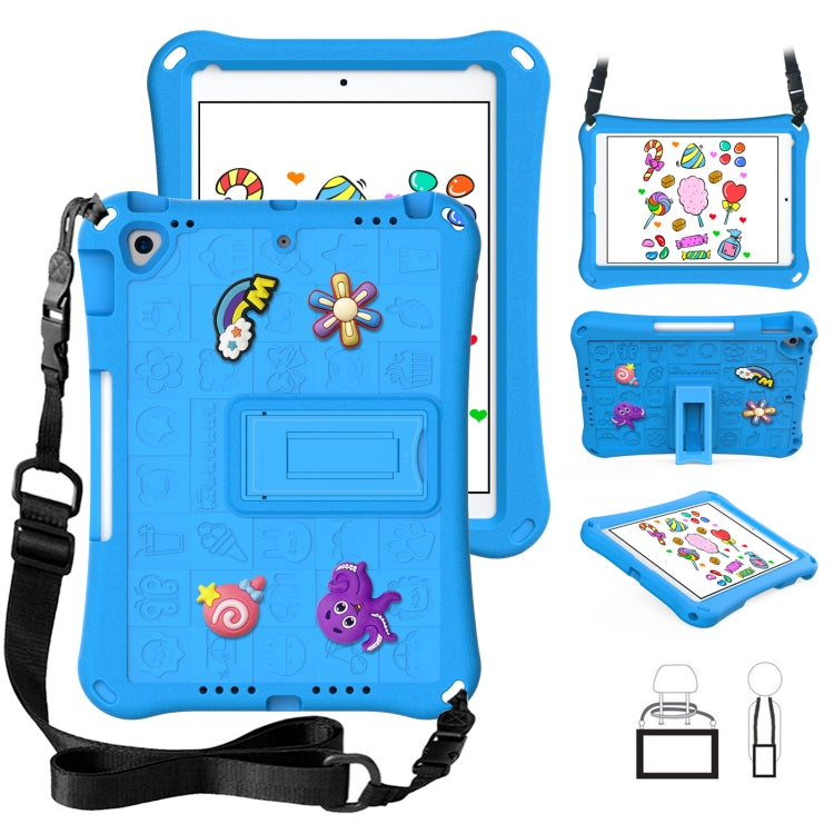 For iPad Pro 10.5 / Air 10.5 2019 Hi Baby EVA Full Body Tablet Case with Strap(Sky Blue) - iPad Pro 10.5 inch Cases by buy2fix | Online Shopping UK | buy2fix