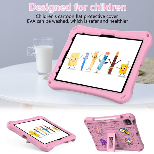 For iPad Pro 11 2025 / 2024 Hi Baby EVA Full Body Tablet Case with Strap(Pink) by buy2fix