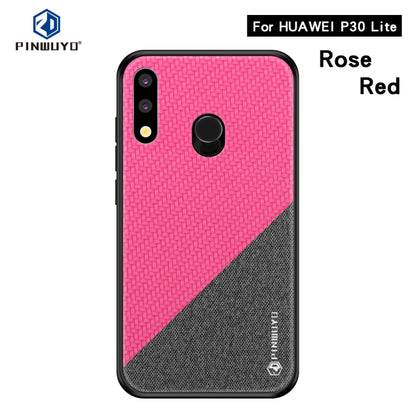 PINWUYO Honors Series Shockproof PC + TPU Protective Case for Huawei P30 Lite / Nova 4e(Red) - Huawei Cases by PINWUYO | Online Shopping UK | buy2fix