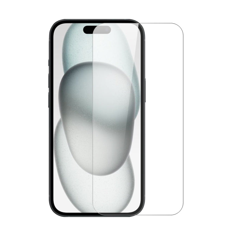 For iPhone 15 Plus NORTHJO 2pcs A++ Screen Protector Tempered Glass Film with Installation Frame - iPhone 15 Plus Tempered Glass by NORTHJO | Online Shopping UK | buy2fix