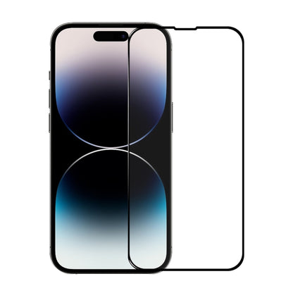 For iPhone 14 Pro NORTHJO 2pcs A++ Tempered Glass Film with Installation Frame - iPhone 14 Pro Tempered Glass by NORTHJO | Online Shopping UK | buy2fix