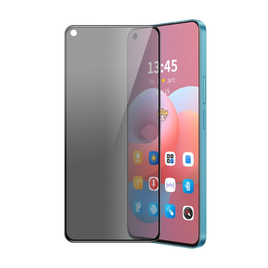 For OPPO K10x ENKAY Hat-Prince 28 Degree Anti-peeping Privacy Silk Print Tempered Glass Film