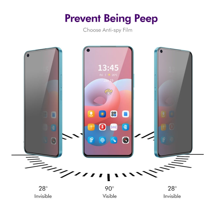 For Realme 9i 4G ENKAY Hat-Prince 28 Degree Anti-peeping Privacy Silk Print Tempered Glass Film - Realme Tempered Glass by ENKAY | Online Shopping UK | buy2fix