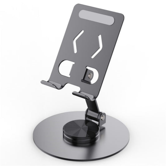 YY-027 360 Degree Rotation Foldable Desktop Phone Tablet Holder(Grey) - Desktop Holder by buy2fix | Online Shopping UK | buy2fix