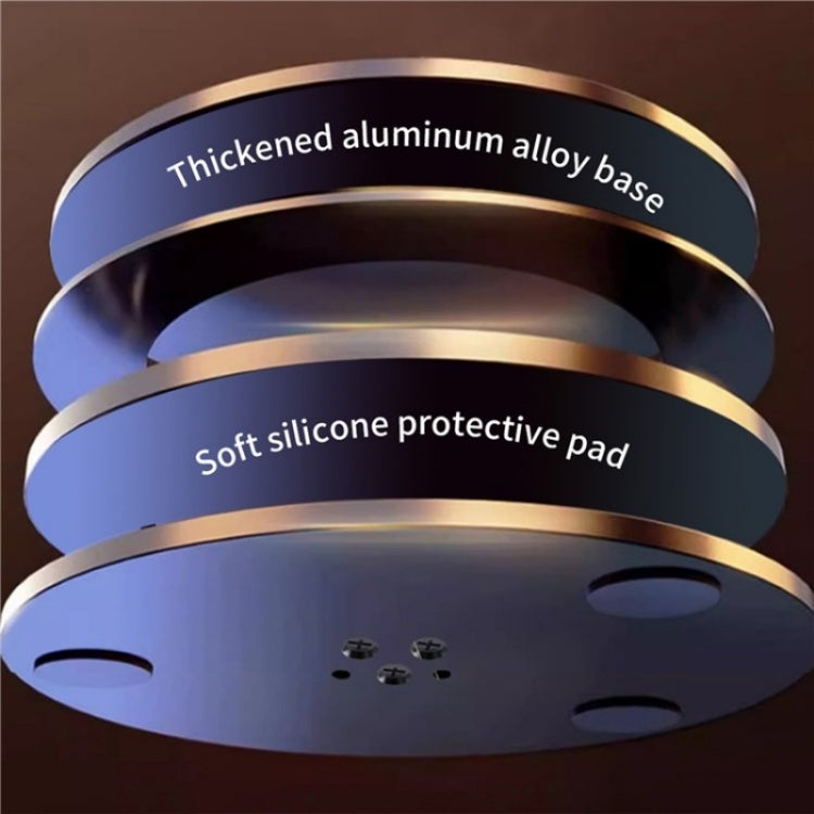 YY-027 360 Degree Rotation Foldable Desktop Phone Tablet Holder(Grey) - Desktop Holder by buy2fix | Online Shopping UK | buy2fix