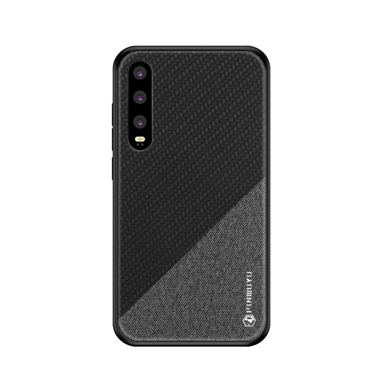 PINWUYO Honors Series Shockproof PC + TPU Protective Case for Huawei P30(Black) - Huawei Cases by PINWUYO | Online Shopping UK | buy2fix