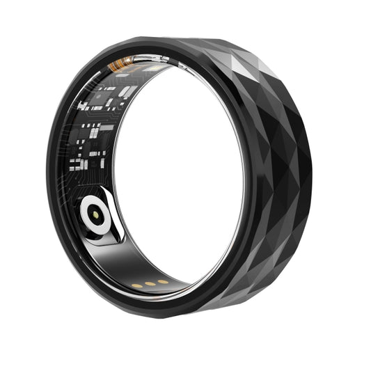 R12M SIZE 20 Smart Ring, Support Health Monitoring / Multiple Exercise Modes(Black) by buy2fix