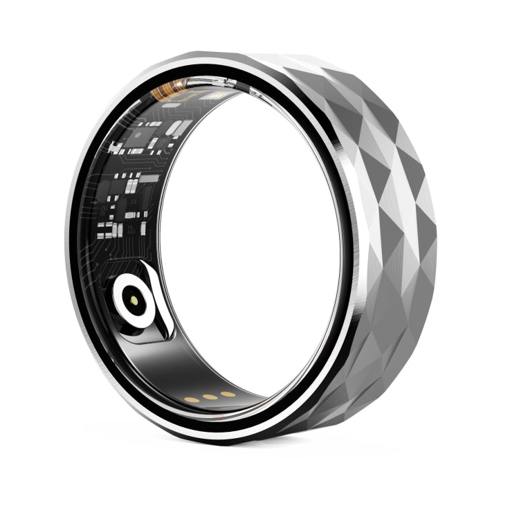 R12M SIZE 20 Smart Ring, Support Health Monitoring / Multiple Exercise Modes(Silver) - Smart Rings / Smart Telephones by buy2fix | Online Shopping UK | buy2fix