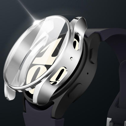 For Samsung Galaxy Watch Ultra 47mm / Ultra 2025 Full Coverage TPU Electroplated Watch Protective Case(Pink) by buy2fix