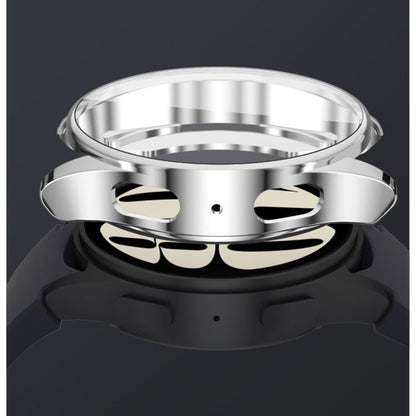 For Samsung Galaxy Watch Ultra 47mm / Ultra 2025 Full Coverage TPU Electroplated Watch Protective Case(Transparent) by buy2fix