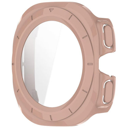 For Samsung Galaxy Watch Ultra 47mm / Ultra 2025 Tempered Film Integrated Waterproof PC Watch Protective Cover(Pink) by buy2fix