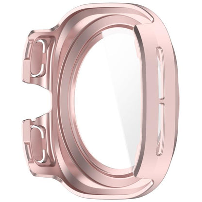 For Samsung Galaxy Watch Ultra 47mm / Ultra 2025 Tempered Film Integrated Waterproof PC Watch Protective Cover(Rose Gold) by buy2fix