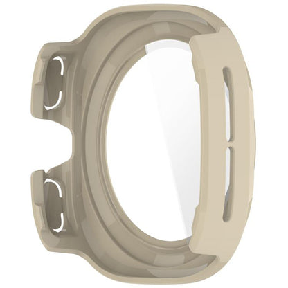 For Samsung Galaxy Watch Ultra 47mm / Ultra 2025 Tempered Film Integrated Waterproof PC Watch Protective Cover(Ivory) by buy2fix