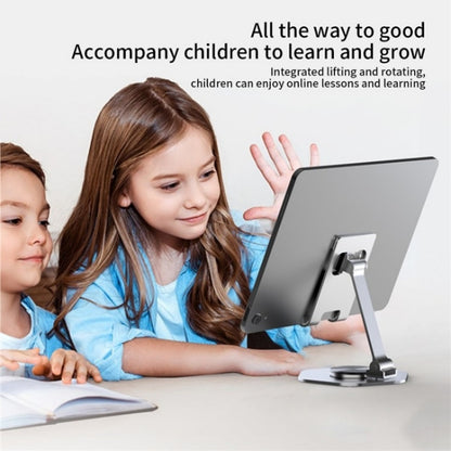 YY-020 360 Degree Rotation Folding Aluminum Alloy Tablet Phone Bracket(Red) - Desktop Holder by buy2fix | Online Shopping UK | buy2fix