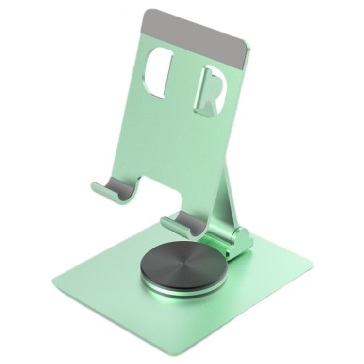 YY-022 360 Degree Rotation Aluminum Alloy Desktop Phone Tablet Holder(Green) - Desktop Holder by buy2fix | Online Shopping UK | buy2fix