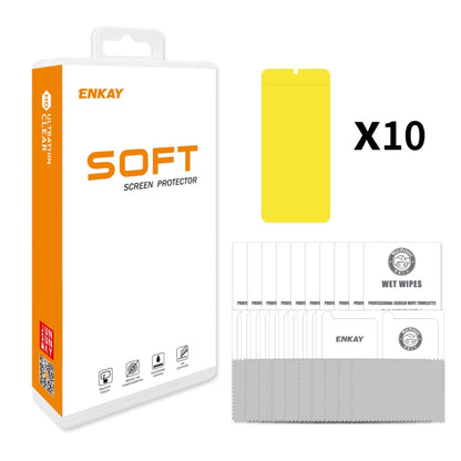 For vivo iQOO 12 10pcs ENKAY Hat-Prince Full Glue Coverage Soft Explosion-proof Hydrogel Film - Others by ENKAY | Online Shopping UK | buy2fix