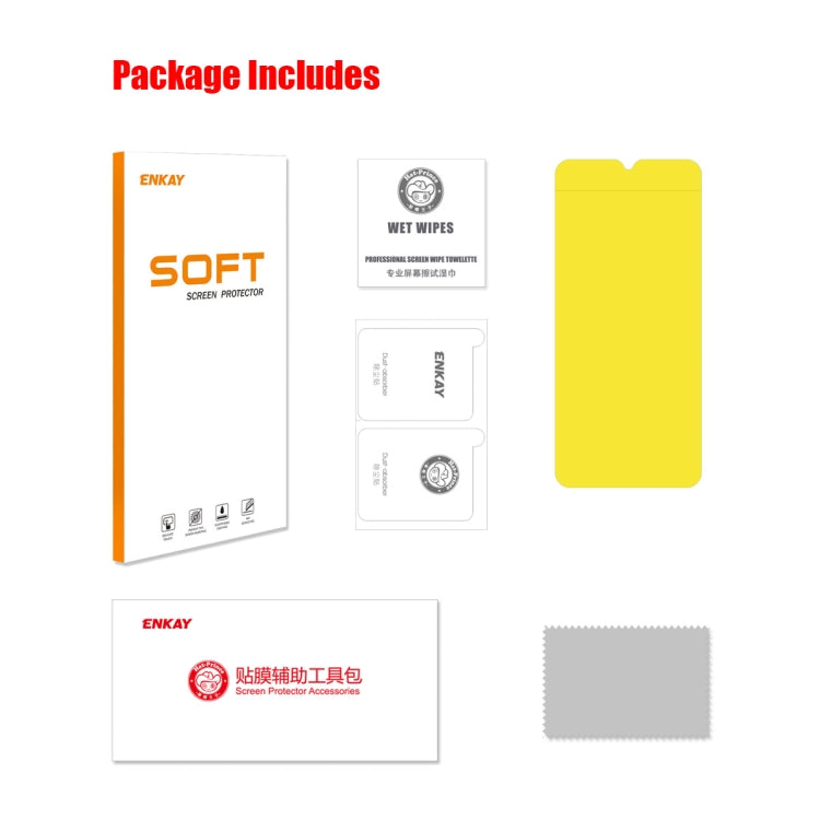For OPPO A16e ENKAY Hat-Prince Full Glue Coverage Soft Explosion-proof Hydrogel Film - Others by ENKAY | Online Shopping UK | buy2fix