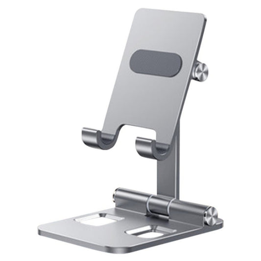 YY-003 Foldable Aluminum Alloy Desktop Tablet Phone Holder(Grey) - Desktop Holder by buy2fix | Online Shopping UK | buy2fix