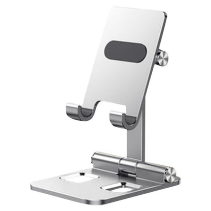 YY-003 Foldable Aluminum Alloy Desktop Tablet Phone Holder(Silver) - Desktop Holder by buy2fix | Online Shopping UK | buy2fix