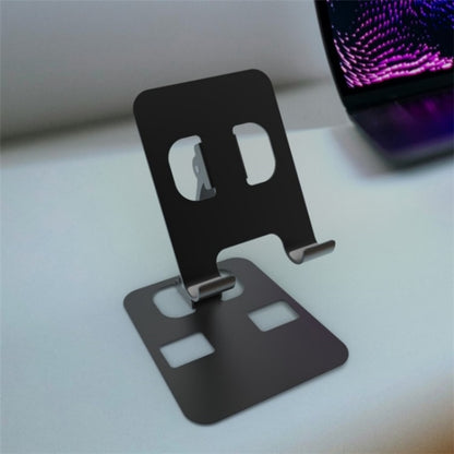 YY-026 Foldable Aluminum Alloy Desktop Phone Stand(Black) - Desktop Holder by buy2fix | Online Shopping UK | buy2fix