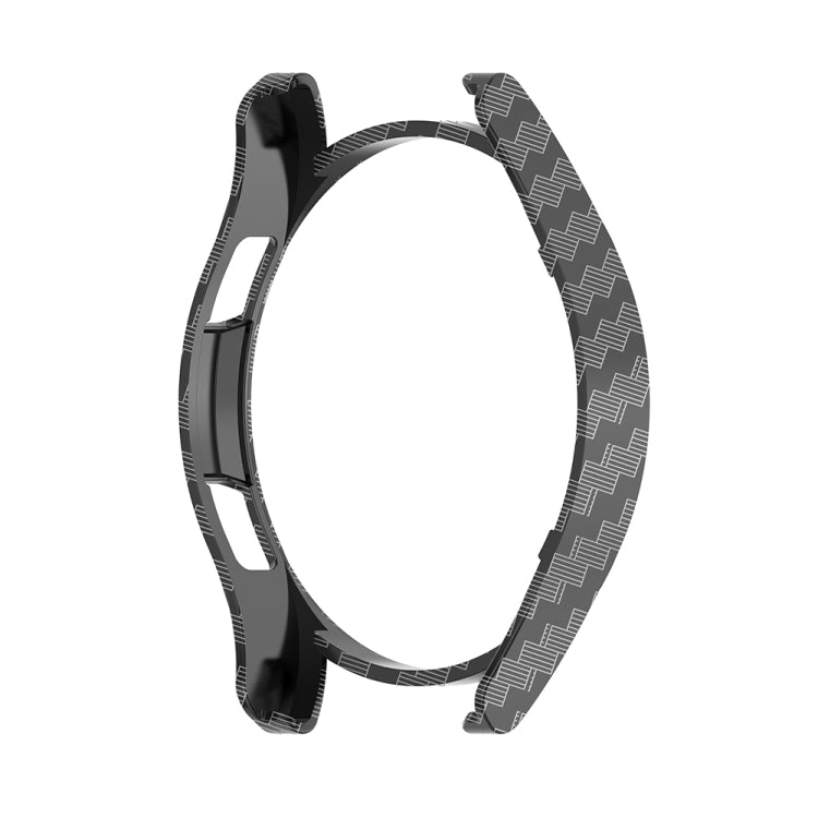 For Samsung Galaxy Watch FE 40mm Half Pack Hollow PC Watch Protective Case(Carbon Fiber) - Watch Cases by buy2fix | Online Shopping UK | buy2fix