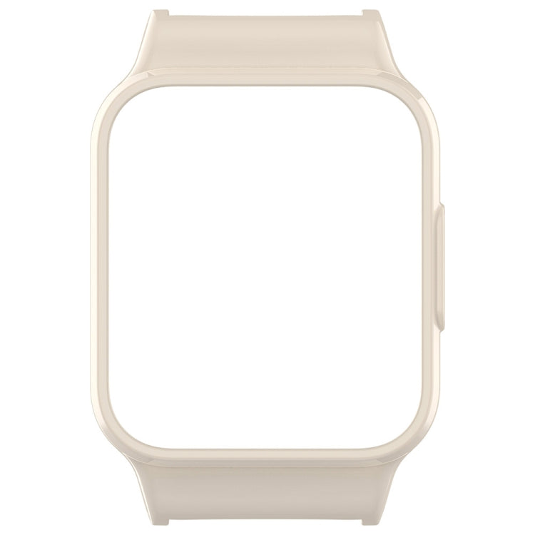 For Redmi Watch 4 Half Pack PC Watch Protective Case(Creamy White) - Watch Cases by buy2fix | Online Shopping UK | buy2fix