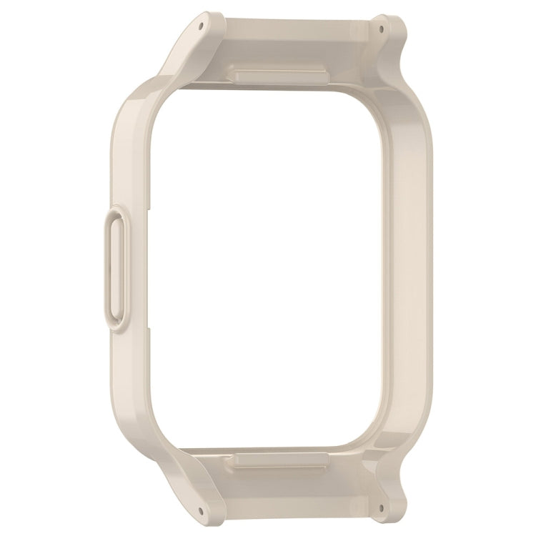 For Redmi Watch 3 Active Half Pack PC Watch Protective Case(Creamy White) - Watch Cases by buy2fix | Online Shopping UK | buy2fix