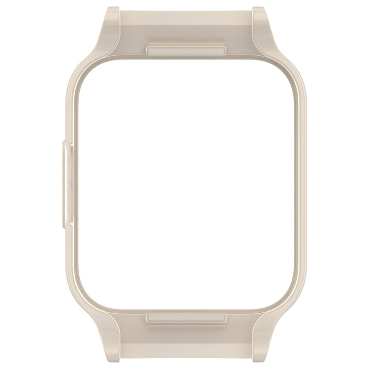 For Redmi Watch 3 Half Pack PC Watch Protective Case(Creamy White) - Watch Cases by buy2fix | Online Shopping UK | buy2fix