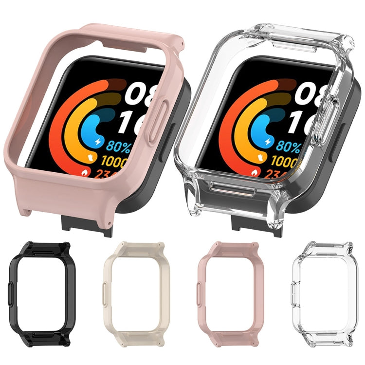 For Redmi Watch 3 Half Pack PC Watch Protective Case(Transparent) - Watch Cases by buy2fix | Online Shopping UK | buy2fix