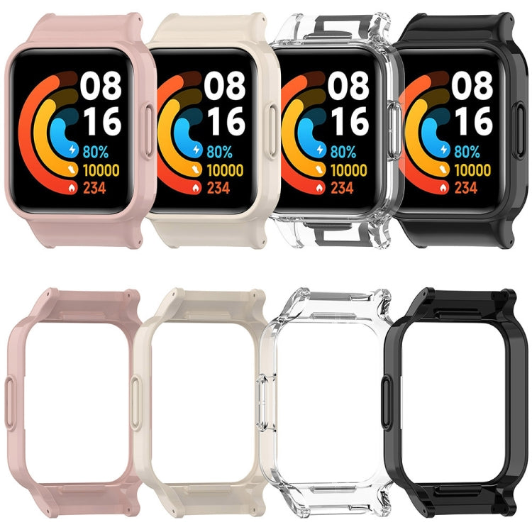 For Redmi Watch 4 Half Pack PC Watch Protective Case(Black) - Watch Cases by buy2fix | Online Shopping UK | buy2fix