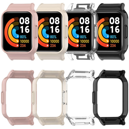 For Redmi Watch 4 Half Pack PC Watch Protective Case(Black) - Watch Cases by buy2fix | Online Shopping UK | buy2fix