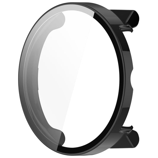 For Suunto Race PC + Tempered Glass Film Integrated Watch Protective Case(Black) by buy2fix