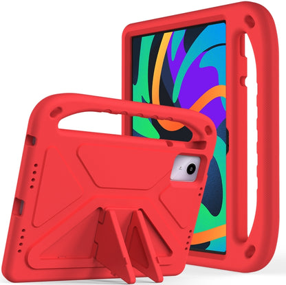 For iPad Pro 13 2024 Handle EVA Shockproof Tablet Case with Holder(Red) - iPad Pro 13 2024 Cases by buy2fix | Online Shopping UK | buy2fix