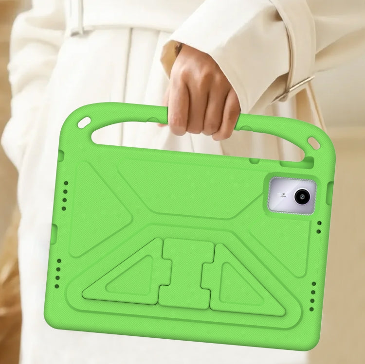 For iPad Pro 13 2024 Handle EVA Shockproof Tablet Case with Holder(Green) - iPad Pro 13 2024 Cases by buy2fix | Online Shopping UK | buy2fix