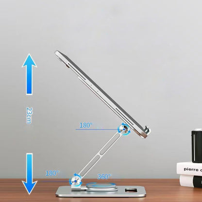 Desktop Stable Adjustable Folding Rotating Aluminum Alloy Bracket - Desktop Holder by buy2fix | Online Shopping UK | buy2fix