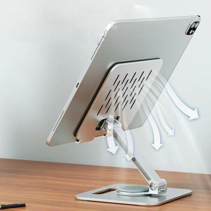 Desktop Stable Adjustable Folding Rotating Aluminum Alloy Bracket - Desktop Holder by buy2fix | Online Shopping UK | buy2fix