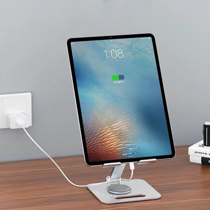 Desktop Stable Adjustable Folding Rotating Aluminum Alloy Bracket - Desktop Holder by buy2fix | Online Shopping UK | buy2fix