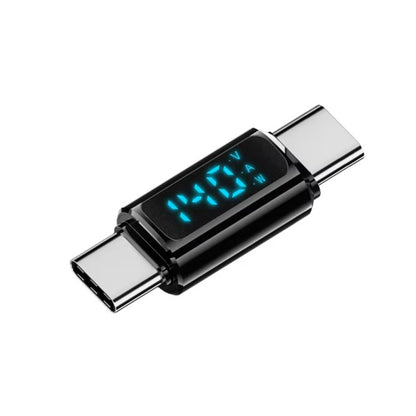 Type-C Male to Type-C Male 40Gbps Data Transmission PD140W Digital Display Adapter(Black) - OTG Adapter by buy2fix | Online Shopping UK | buy2fix