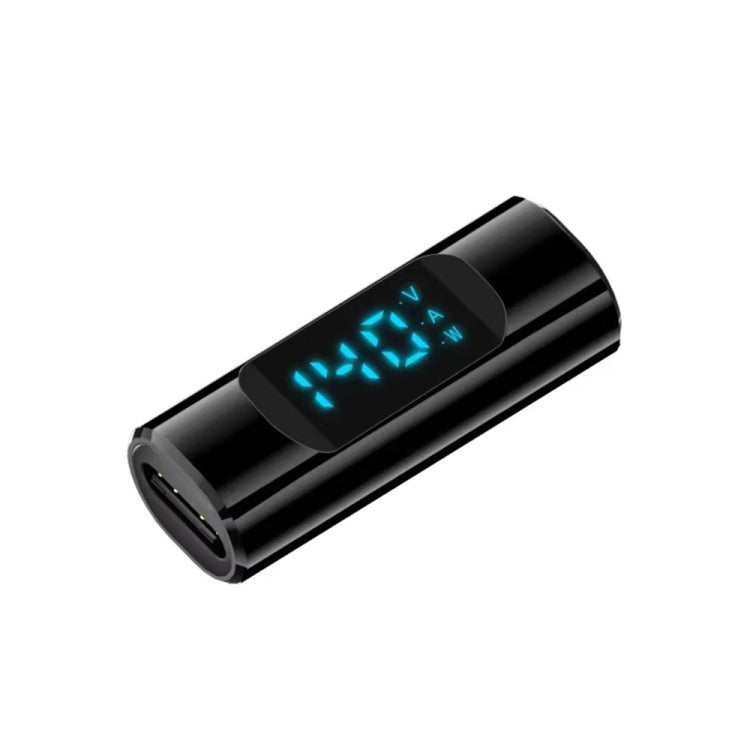 Type-C Female to Type-C Female 40Gbps Data Transmission PD140W Digital Display Adapter(Black) - OTG Adapter by buy2fix | Online Shopping UK | buy2fix