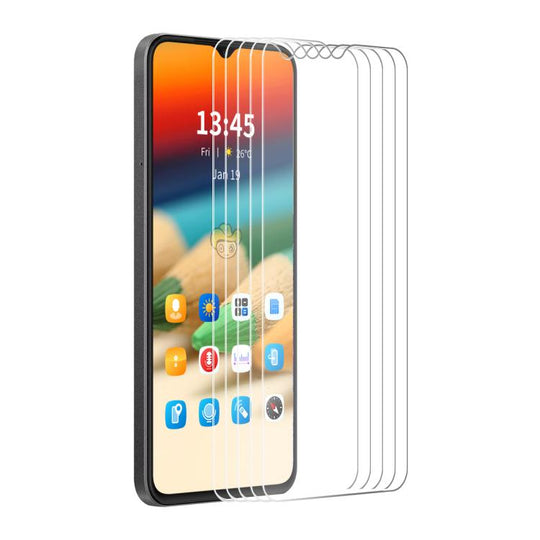 For Galaxy A17 5G 5pcs ENKAY 9H Big Arc Edge High Aluminum-silicon Tempered Glass Film