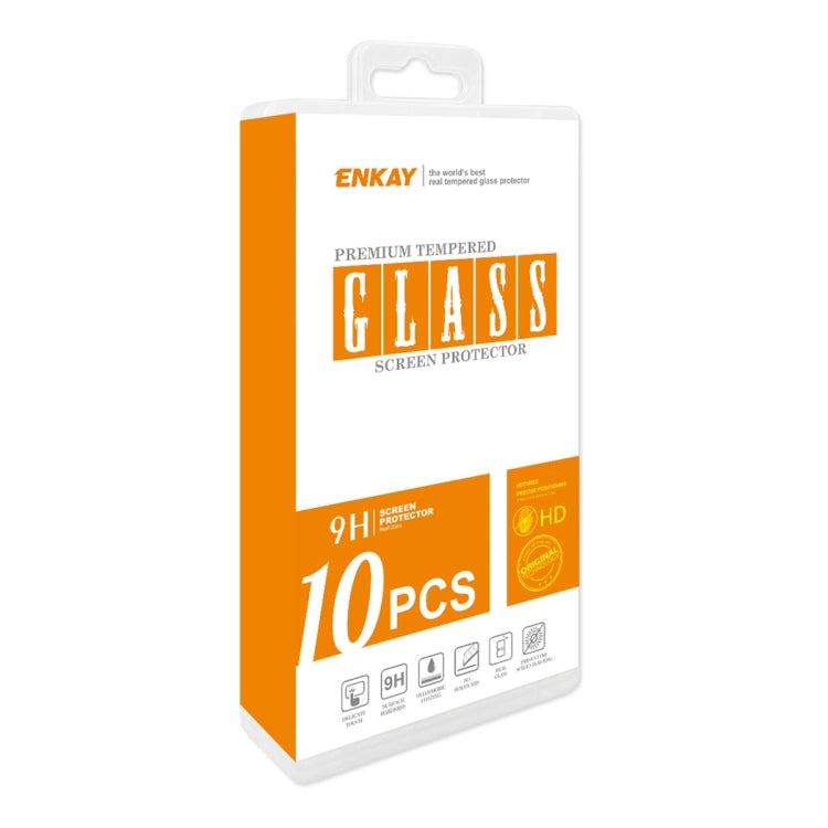 For Nokia G310 10pcs ENKAY 9H Big Arc Edge High Aluminum-silicon Tempered Glass Film - Nokia Tempered Glass by ENKAY | Online Shopping UK | buy2fix