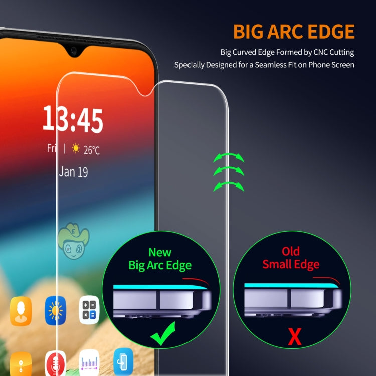For Nokia G310 5pcs ENKAY 9H Big Arc Edge High Aluminum-silicon Tempered Glass Film - Nokia Tempered Glass by ENKAY | Online Shopping UK | buy2fix