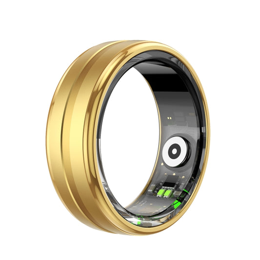R06 SIZE 8 Smart Ring, Support Heart Rate / Blood Oxygen / Sleep Monitoring / Multiple Sports Modes(Gold) by buy2fix