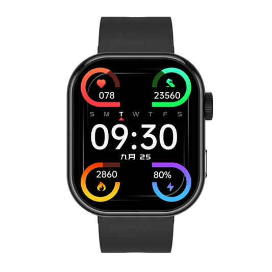 N18 2.01 inch Color Screen Smart Watch,Support Bluetooth Call / Health Monitoring(Black) by buy2fix