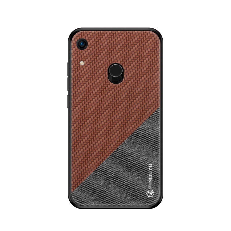 PINWUYO Honors Series Shockproof PC + TPU Protective Case for Huawei Y6 2019 (Fingerprint Hole) / Y6 Prime 2019 / Honor 8A Pro(Brown) - Honor Cases by PINWUYO | Online Shopping UK | buy2fix