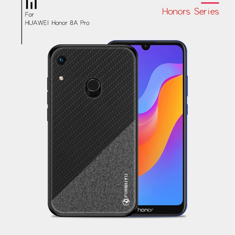 PINWUYO Honors Series Shockproof PC + TPU Protective Case for Huawei Y6 2019 (Fingerprint Hole) / Y6 Prime 2019 / Honor 8A Pro(Brown) - Honor Cases by PINWUYO | Online Shopping UK | buy2fix