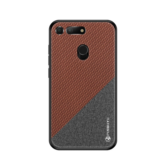 PINWUYO Honors Series Shockproof PC + TPU Protective Case for Huawei Honor V20 / View 20(Brown) - Honor Cases by PINWUYO | Online Shopping UK | buy2fix