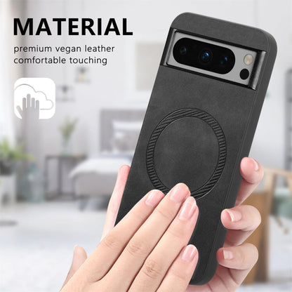 For Google Pixel 10 Pro XL Retro Magsafe Magnetic PU Back Cover Phone Case(Green) - Google Cases by buy2fix | Online Shopping UK | buy2fix