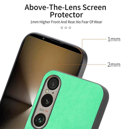 For Sony Xperia 5 V Retro Magsafe Magnetic PU Back Cover Phone Case(Yellow) by buy2fix